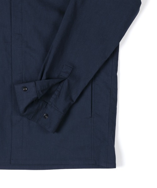 The DUFFER of ST.GEORGE(ザダファーオブセントジョージ)の「SUPER STRETCH FLY-FRONT SHIRT BLOUSON:セットアップ対応 フライフロント スーパーストレッチ シャツブルゾン(シャツ/ブラウス・メンズ・ブラック/ブラウン/ネイビー・MEDIUM/LARGE/X-LARGE)」の18枚目の写真