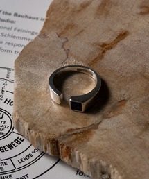 【MAISON CLUB】Open Stone Ring Silver925 KUN