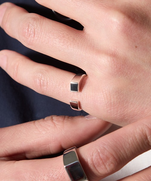 MAISON CLUB(メゾンクラブ)の「【MAISON CLUB】Open Stone Ring Silver925 KUN(リング・メンズ・グリーン/ブラウン/ホワイト/ネイビー/ターコイズブルー/ブラック・9)」の11枚目の写真