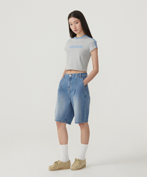 COVERNAT WOMAN（カバーナットウーマン）の「ウーマンデニムバミューダパンツブルー（デニムパンツ・レディース・その他・WS/WM）」の7枚目の写真