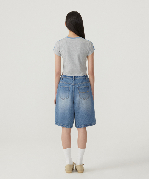 COVERNAT WOMAN（カバーナットウーマン）の「ウーマンデニムバミューダパンツブルー（デニムパンツ・レディース・その他・WS/WM）」の8枚目の写真
