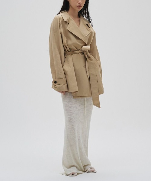 TODAYFUL（トゥデイフル）の「Miniboucle Knit Skirt 12610806（スカート・レディース・ブラウン/グレー/オフホワイト・36/38）」の4枚目の写真