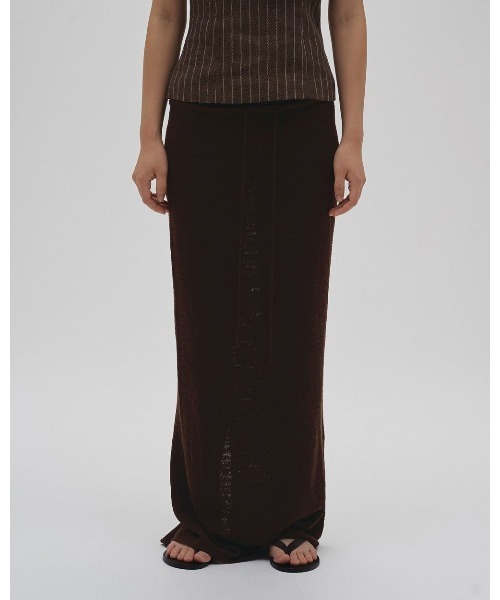 TODAYFUL（トゥデイフル）の「Miniboucle Knit Skirt 12610806（スカート・レディース・ブラウン/グレー/オフホワイト・36/38）」の10枚目の写真