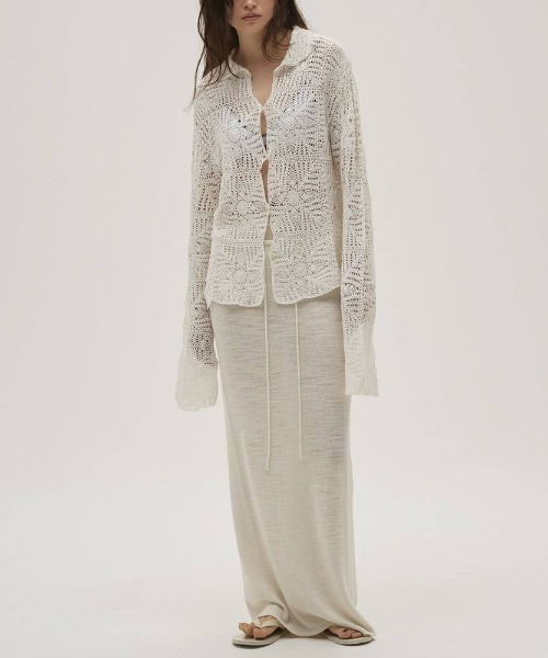 TODAYFUL（トゥデイフル）の「Miniboucle Knit Skirt 12610806（スカート・レディース・ブラウン/グレー/オフホワイト・36/38）」の11枚目の写真