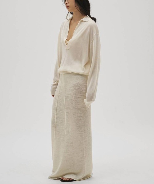 TODAYFUL（トゥデイフル）の「Miniboucle Knit Skirt 12610806（スカート・レディース・ブラウン/グレー/オフホワイト・36/38）」の13枚目の写真
