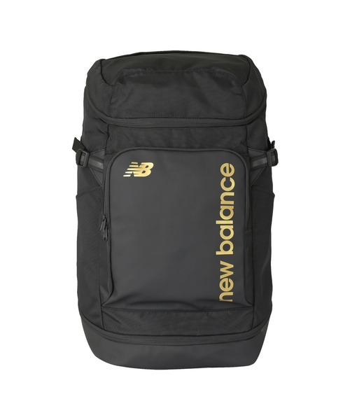 NEW BALANCE(ニューバランス)の「トップローディングバックパック40L(バックパック/リュック・メンズ・ブラック×ゴールド/ブラック×ホワイト・ONE SIZE)」の2枚目の写真