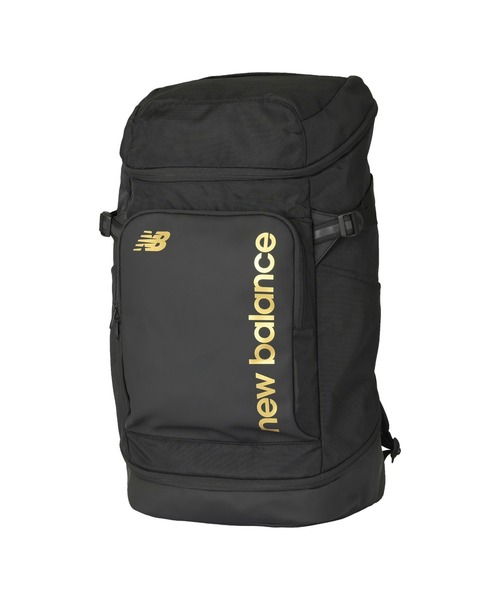 NEW BALANCE(ニューバランス)の「トップローディングバックパック40L(バックパック/リュック・メンズ・ブラック×ゴールド/ブラック×ホワイト・ONE SIZE)」の8枚目の写真