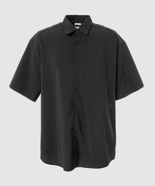 PUMA(プーマ)の「OVERSIZED SS SHIRT(シャツ/ブラウス・メンズ・グリーン系その他/ベージュ系その他/ブラック/ブラウン系その他・M)」の1枚目の写真