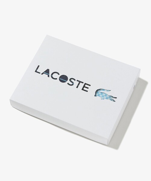 LACOSTE（ラコステ）の「スポーツタオル＆ゲストタオル ギフトセット（タオル・レディース・ブルー/ベージュ・FREE）」の4枚目の写真