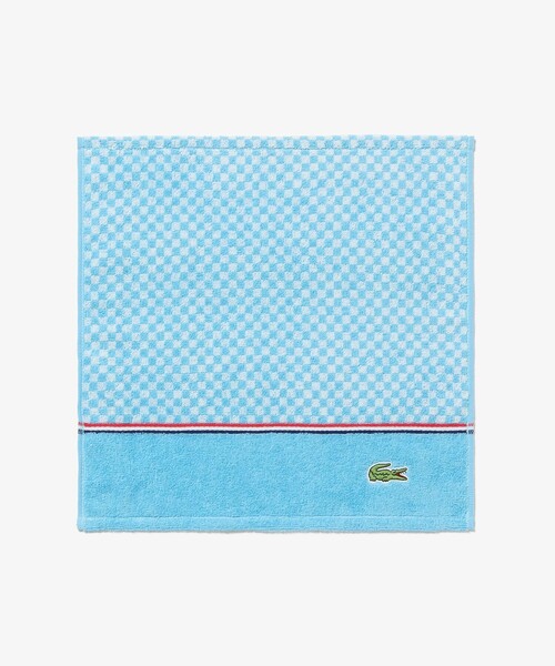 LACOSTE（ラコステ）の「スポーツタオル＆ゲストタオル ギフトセット（タオル・レディース・ブルー/ベージュ・FREE）」の6枚目の写真