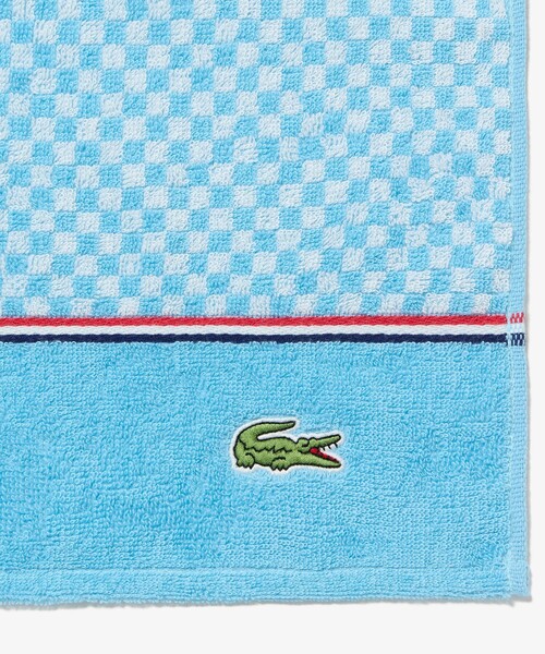 LACOSTE（ラコステ）の「スポーツタオル＆ゲストタオル ギフトセット（タオル・レディース・ブルー/ベージュ・FREE）」の10枚目の写真