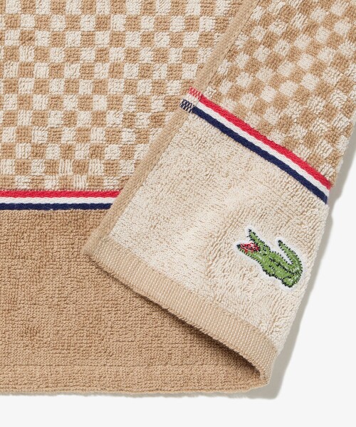 LACOSTE（ラコステ）の「スポーツタオル＆ゲストタオル ギフトセット（タオル・レディース・ブルー/ベージュ・FREE）」の21枚目の写真