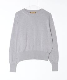 Robes&Confections/ローブス&コンフェクションズ/コットンレーヨンシルクニットLSクルーネック