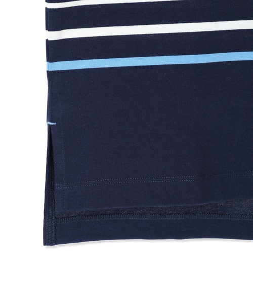 Petit Honfleur(プチオンフルール)の「ボーダーTシャツ【オーガニックコットンブレンド・綿100%】(Tシャツ/カットソー・レディース・ネイビー/ホワイト・M/L)」の22枚目の写真