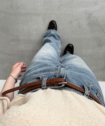 CANAL JEAN | El mar レザー細ベルト(ベルト)