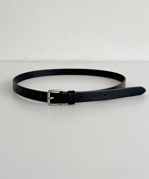 CANAL JEAN(キャナルジーン)の「El mar レザー細ベルト(ベルト・レディース・キャメル/ブラウン/ブラック・ONE SIZE)」の9枚目の写真