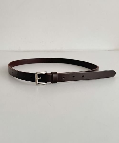 CANAL JEAN(キャナルジーン)の「El mar レザー細ベルト(ベルト・レディース・キャメル/ブラウン/ブラック・ONE SIZE)」の11枚目の写真