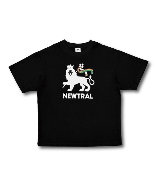 ムラサキスポーツ(ムラサキスポーツ)の「NEWTRAL/ニュートラル 半袖 Tシャツ ロゴ Jah Lion NT2262015(Tシャツ/カットソー・メンズ・ホワイト/ブラック・L/XL)」の2枚目の写真