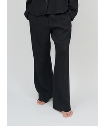 Sage Crease Pants [Black]