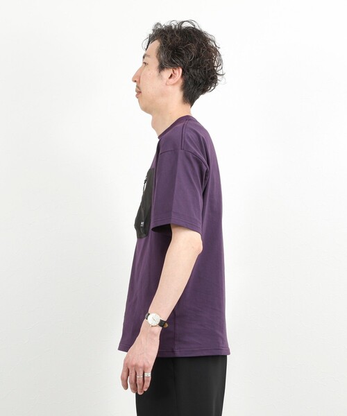 TAION(タイオン)の「【WEB限定】【TAION/タイオン】MOUNTAIN POCKET T-SHIRT ポケットTシャツ 26SS(Tシャツ/カットソー・メンズ・ダークパープル/ブラック/ホワイト・M/L/XL)」の10枚目の写真