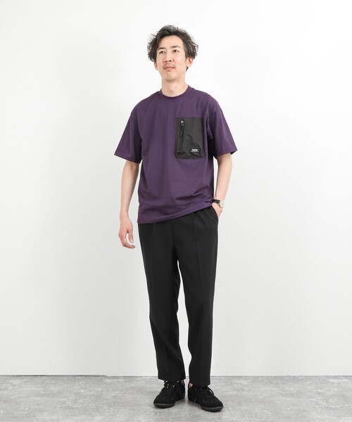 TAION(タイオン)の「【WEB限定】【TAION/タイオン】MOUNTAIN POCKET T-SHIRT ポケットTシャツ 26SS(Tシャツ/カットソー・メンズ・ダークパープル/ブラック/ホワイト・M/L/XL)」の14枚目の写真