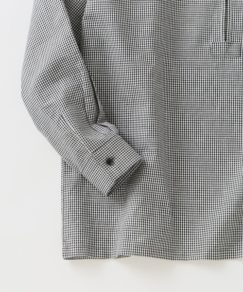 EDIFICE（エディフィス）の「コットン/リネン チェック バルーズ シャツ（シャツ/ブラウス・メンズ・ブラック・SMALL/MEDIUM/LARGE）」の19枚目の写真