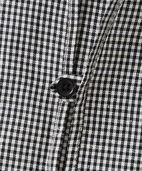 EDIFICE（エディフィス）の「コットン/リネン チェック バルーズ シャツ（シャツ/ブラウス・メンズ・ブラック・SMALL/MEDIUM/LARGE）」の20枚目の写真