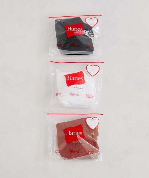 HANES(ヘインズ)の「【Hanes/ヘインズ】カップ付アメリカンスリーブタンクトップ(タンクトップ・レディース・ホワイト/レンガ/ブラック・FREE)」の4枚目の写真