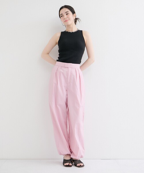 HANES(ヘインズ)の「【Hanes/ヘインズ】カップ付アメリカンスリーブタンクトップ(タンクトップ・レディース・ホワイト/レンガ/ブラック・FREE)」の5枚目の写真