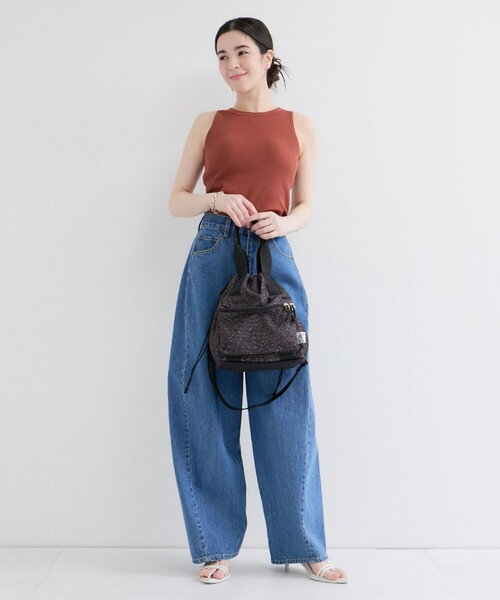 HANES(ヘインズ)の「【Hanes/ヘインズ】カップ付アメリカンスリーブタンクトップ(タンクトップ・レディース・ホワイト/レンガ/ブラック・FREE)」の10枚目の写真