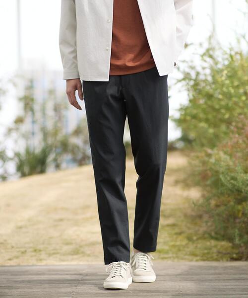 TAKEO KIKUCHI(タケオキクチ)の「【撥水・洗える・シワになりにくい】 リランチェ(R) イージーパンツ(スラックス・メンズ・ブラウン系/ブラック・04/03/02/01)」の10枚目の写真