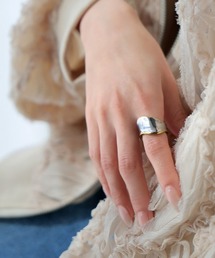 HUG.U（ハグユー）の「サージカルステンレス ワイドリング（リング）」