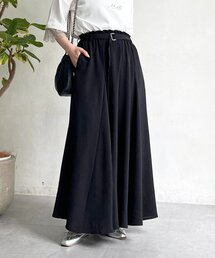 un dix cors | 麻調ベルトパンツ(その他パンツ)