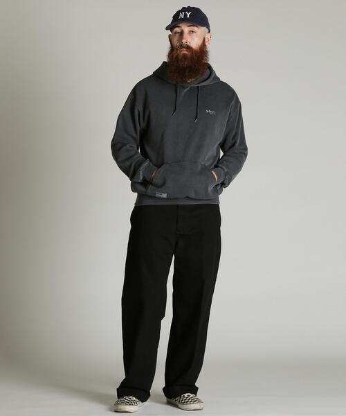 Schott（ショット）の「Schott/ショット/Schott WILD HORSE HOODED SWEAT/ショット ワイルドホース パーカー（パーカー・メンズ・ベージュ/ブラック・M/L/XL/2XL）」の13枚目の写真