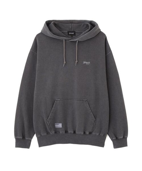 Schott（ショット）の「Schott/ショット/Schott WILD HORSE HOODED SWEAT/ショット ワイルドホース パーカー（パーカー・メンズ・ベージュ/ブラック・M/L/XL/2XL）」の15枚目の写真