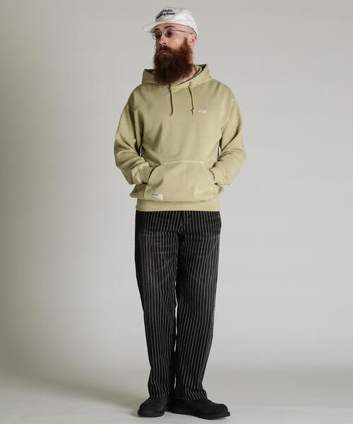 Schott（ショット）の「Schott/ショット/Schott WILD HORSE HOODED SWEAT/ショット ワイルドホース パーカー（パーカー・メンズ・ベージュ/ブラック・M/L/XL/2XL）」の21枚目の写真