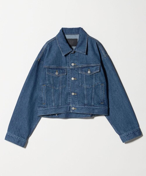 ER(イーアール)の「<ER>DOCTOR HONZAWA DENIM デニムジャケット(デニムジャケット・レディース・ダークブラウン/ロイヤルブルー・M/S)」の1枚目の写真