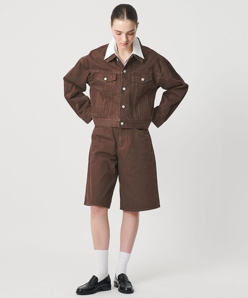 ER(イーアール)の「<ER>DOCTOR HONZAWA DENIM デニムジャケット(デニムジャケット・レディース・ダークブラウン/ロイヤルブルー・M/S)」の21枚目の写真