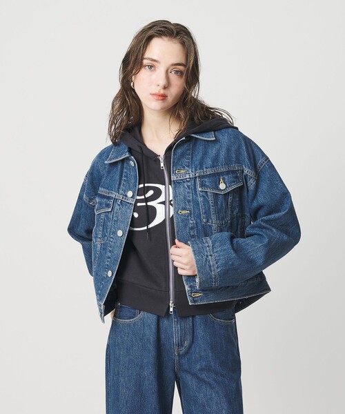 ER(イーアール)の「<ER>DOCTOR HONZAWA DENIM デニムジャケット(デニムジャケット・レディース・ダークブラウン/ロイヤルブルー・M/S)」の19枚目の写真