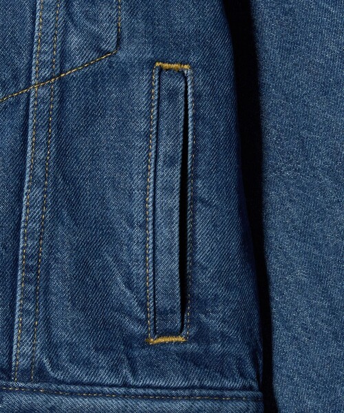 ER(イーアール)の「<ER>DOCTOR HONZAWA DENIM デニムジャケット(デニムジャケット・レディース・ダークブラウン/ロイヤルブルー・M/S)」の9枚目の写真