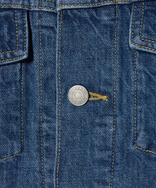 ER(イーアール)の「<ER>DOCTOR HONZAWA DENIM デニムジャケット(デニムジャケット・レディース・ダークブラウン/ロイヤルブルー・M/S)」の8枚目の写真