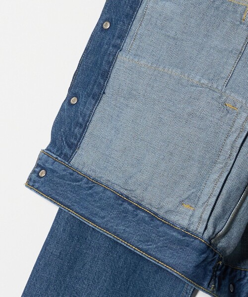 ER(イーアール)の「<ER>DOCTOR HONZAWA DENIM デニムジャケット(デニムジャケット・レディース・ダークブラウン/ロイヤルブルー・M/S)」の7枚目の写真