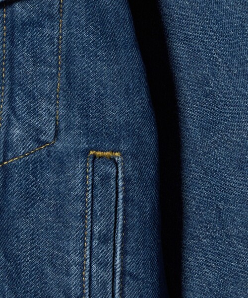ER(イーアール)の「<ER>DOCTOR HONZAWA DENIM デニムジャケット(デニムジャケット・レディース・ダークブラウン/ロイヤルブルー・M/S)」の6枚目の写真