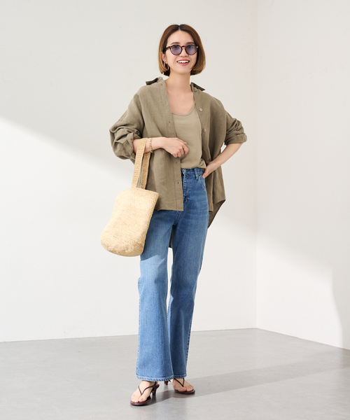 FRAMeWORK（フレームワーク）の「SENSO/センソ キャシャトング ヒール（サンダル・レディース・ブラウン・38/37/36/35）」の2枚目の写真