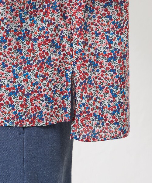amaca(アマカ)の「【LIBERTY】【AMACA Marche】プルオーバーブラウス(シャツ/ブラウス・レディース・レッド系その他/グリーン・38/40)」の10枚目の写真