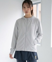 K-SWISS（ケースイス）の「【K-SWISS/ケースイス】ＵＶ無地パーカー/紫外線対策 日焼け防止 フルジップ 薄手 軽量 速乾 フード付き 長袖 春夏 接触冷感（パーカー）」