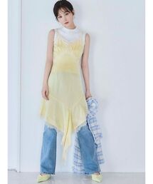 レーストリムサテンキャミTOP【SWFB261167追加生産分】