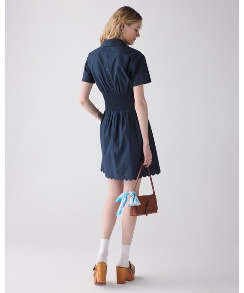 kate spade new york（ケイトスペード ニューヨーク）の「ブロドリー アングレーズ ミニ シャツドレス（ワンピース・レディース・その他・X-SMALL/SMALL/MEDIUM）」の3枚目の写真
