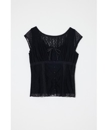 MOUSSY | TULLE PINTUCK ブラウス(シャツ/ブラウス)