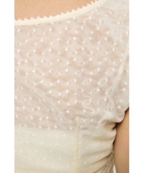 MOUSSY(マウジー)の「TULLE PINTUCK ブラウス(シャツ/ブラウス・レディース・アイボリー/ブラック/ブラウン・1/2)」の19枚目の写真